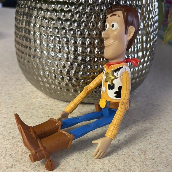 2015 Woody Cowboy Action Figure - Brown, Blue, Yellow - Picture 2 of 5
